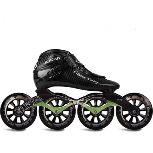 Cityrun Speed Inline Skates Carbon Fiber Professional Competition Skates 4 Wheels Racing Skating Patines Similar Powerslide
