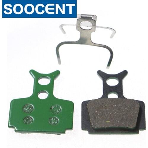 4 Pairs Green Resin Bicycle Disc Brake Pads for Formula R1/The One/Mega/RX/RO/T1 MTB Mountain Bike Disc Brake Parts