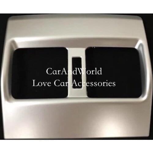 For 2010 to 2019 Toyota Land Cruiser Prado FJ150 150 Rear Air Conditioning Vent Outlet Cover Trim Chrome Car-Styling Accessories