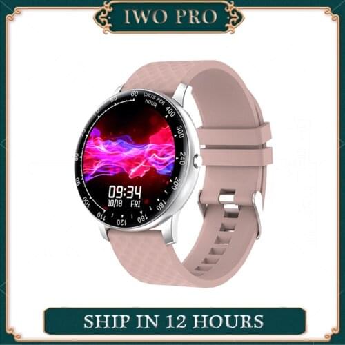 H30 Custom Dial Smart Watch 2020 Men Women Round full touch screen 1.3 Inch IP68 Waterproof SmartWatch for Android IOS Phone