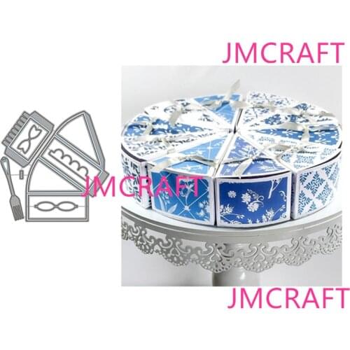 JMCRAFT 2021 New Cake Box And Brush #3 Metal Cutting Dies DIY Scrapbook Handmade Paper Craft Metal Steel Template Dies