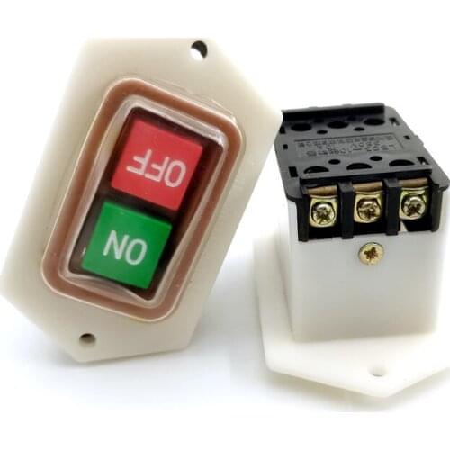 Lbc3-10 380V 10A Waterproof Power Button Tool Table Drilling and Grinding 6 Screws on / Off Start Stop