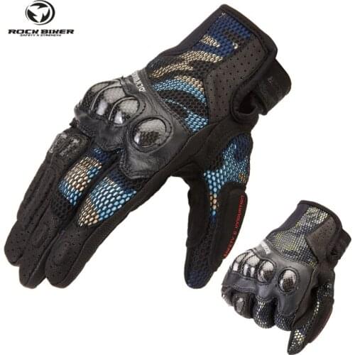 Summer Breathable Motorcycle Gloves Men Motocross Gloves Carbon Gloves Motorcyclist Women Touch Screen Motorbike leather Gloves