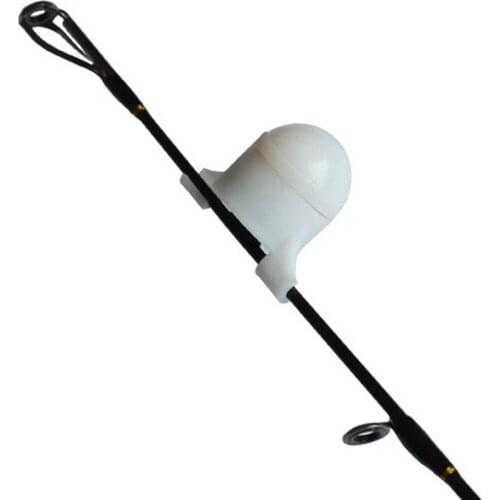 Night Flashing LED Signal Light Rod Strike Alert Bell Fish Bite Sound Alarm