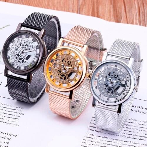 Fashionable Casual Mens Watch Hollow Out Strap Watch Not Mechanical Expression Couple Table Model Undertakes To Men And Women