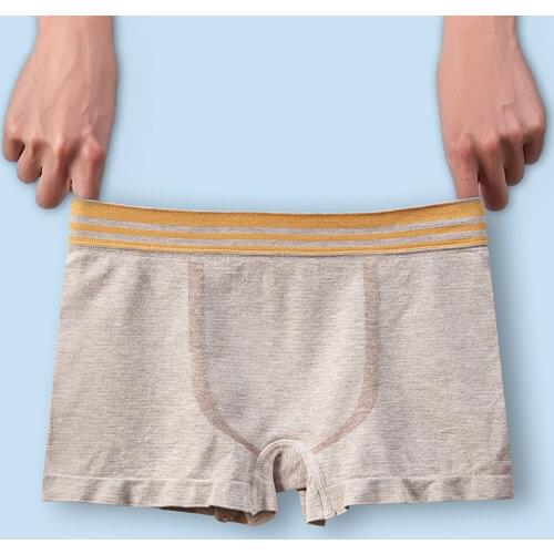 Mens Boxers Breathable High Quality Mens Shorts Homme Colored Cotton Underpants Superfine Modal Fiber Underwear Wholesale
