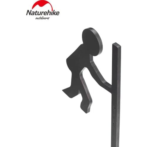 Naturehike Outdoor Iron Ground Nail 36.5cm Super Long Durable Tent Doll Floor Nail Camping Sunshade Tent Accessories Fixed Wind