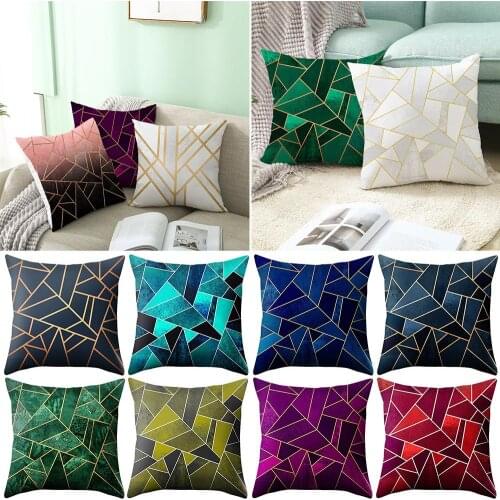 Cushion Cover Geometric Printed Throw Pillow Cover Pillowcase Home Decoration Sofa Bed Accessories 1pcs