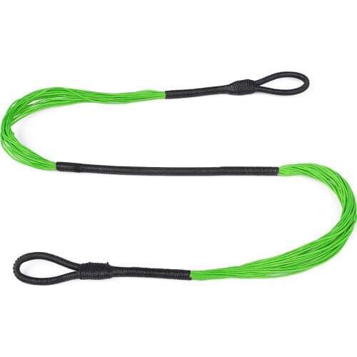 0.025" Archery Crossbow String 17.52" Green/Red 1600D Strands 20 for Crossbow Bow Strings Archery Bow Outdoor Sports Shooting