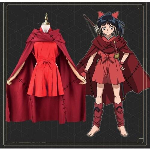 New Inuyasha Yashahime The Half-Demon Princess Moroha Cosplay Costume Bounty Hunter Outfits Uniform Women Halloween Costumes