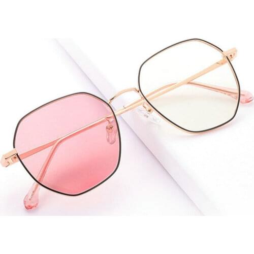 2020 New Photochromic Myopia Glasses Women Metal Round Nearsighted pink lens Glasses For Lady Short Sight Glasses UV400 NX