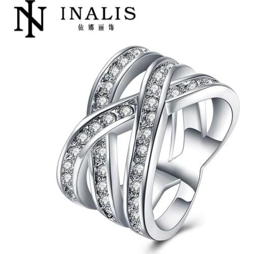 R179 WholesaleHigh QualityNickle Free AntiallergicNew Fashion Jewelry 18KGP Gold Color Ring For Women Free Shipping