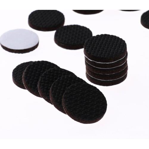 24Pcs Self Adhesive Furniture Leg Feet Rug Felt Pads Anti Slip Mat Bumper Damper For Chair Table Protector Furniture Accessories