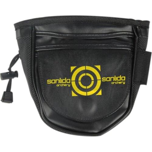 Sanlida X10 Release Bag Leather Release Bag Black Color Archery Accessories