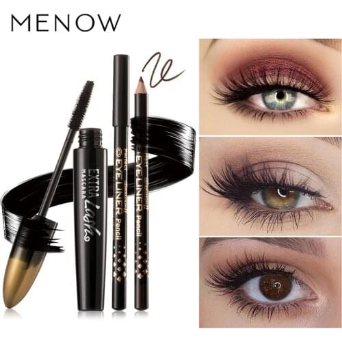 Mascara Natural 3D Fiber Waterproof Black Mascara Eyelash Long Curling Lashes Extension Hot Sale Eye Lashes Cosmetics M319