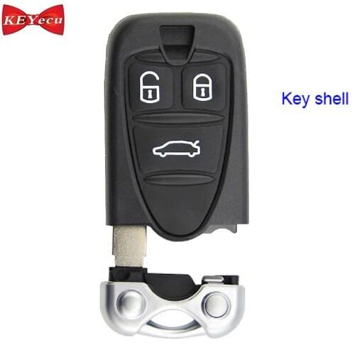KEYCU for Alfa Romeo 159 Brera 156 Spider Replacement Remote Control Car Key Shell Case Fob Housing Cover