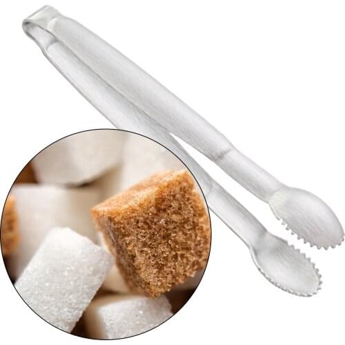 Coffee Sugar Clip Stainless Steel Tea Tweezer Food Tong Meal Clips Bread Steak Ice Cube Mini Clamp Kitchen Bar Tool BBQ Baking