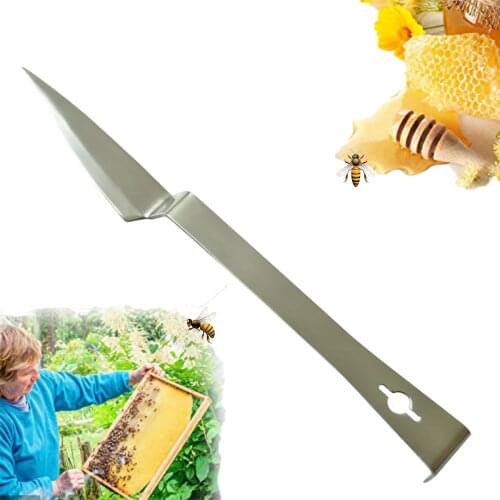 12PCS Beekeeping Supplies Honey Scraper Uncapping Fork Stainless Steel Shovel Drawknife Knife Cutter Cutting New Type Bees Tools