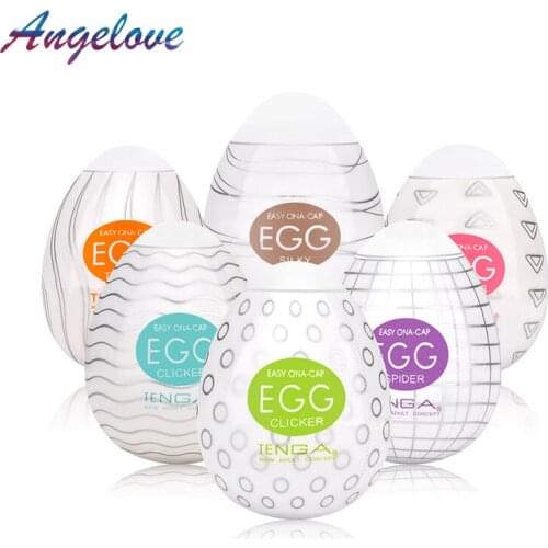 2pcs 6 Types Male EGG Masturbators Cup Sex Toys for Men Pleasure Device Masturbation Adults Products Erotic Pocket Pussy