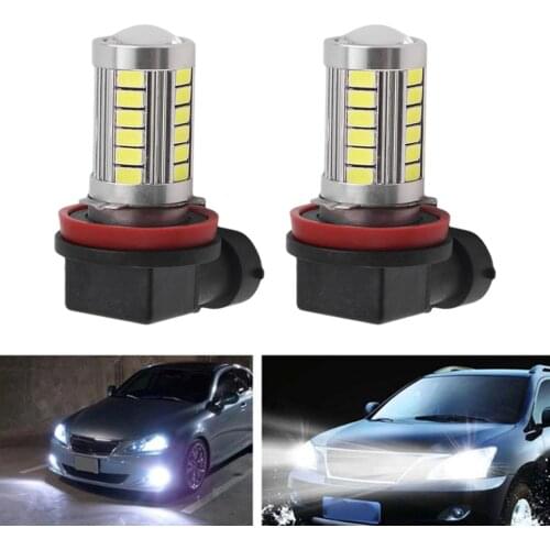 2 Pieces H11 21 LED Fog Driving Lamp Light Bulbs DRL 12V ~ 24V for Cars IP67