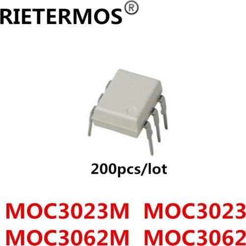 200PCS MOC3023M MOC3023 MOC3062M MOC3062 DIP6 HIGH QUALITY