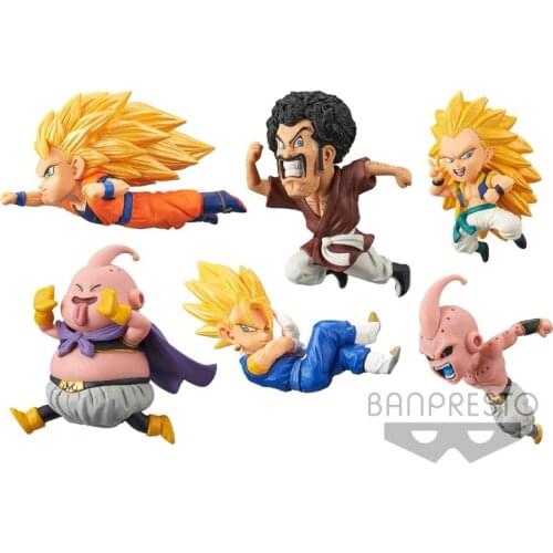 Bandai BANPRESTO EX CASHAPON WCF Dragon Ball Z 30th Anniversary Running Flight Vol.4 5 6 Goku Japanese Anime Model Ornaments