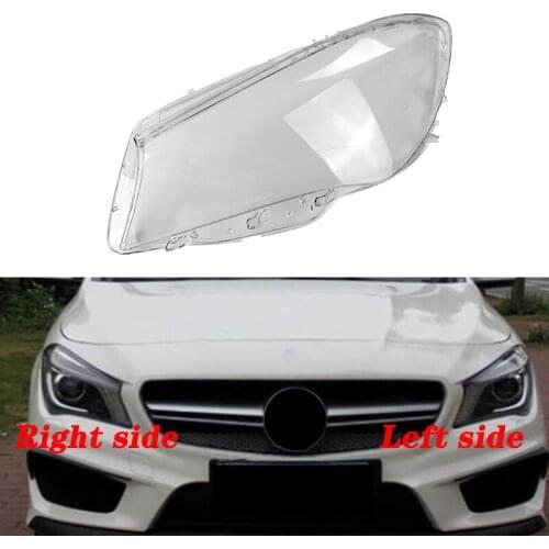 For Mercedes-Benz W117 CLA 2012-2016 Headlight Shell Lamp Shade Transparent Lens Cover Headlight Cover