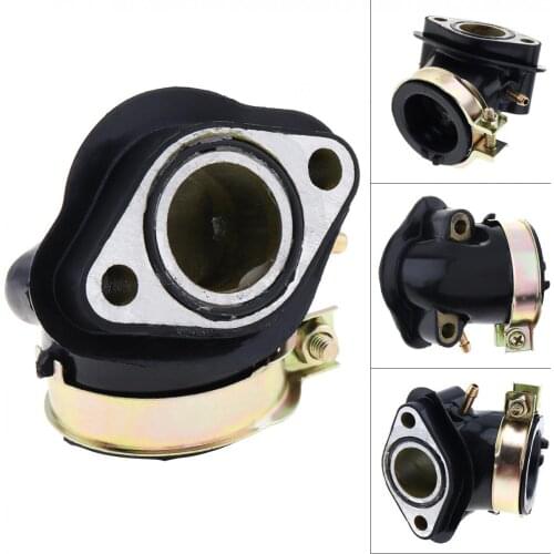 GY6 110cc Intake Pipe of Beach Car Motorcycle Carburetor Joint Intake Manifold Pipe Boot Holder for Moped Scooter ATV Go Kart