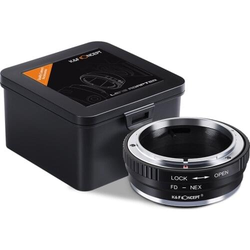 K&F CONCEPT FD Lenses to NEX E Mount Camera Adapter for Canon FD lens to Sony E mount Adapter ring