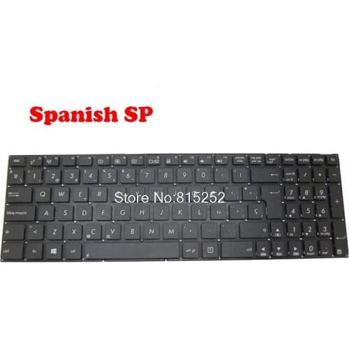 Laptop US/UK/SP Keyboard For ASUS R510L R510CA R510DP R510CC R510LD R510LN R510VB R510VC Y582 Y582CL Y582LD Y582W Y582WE Y582WA