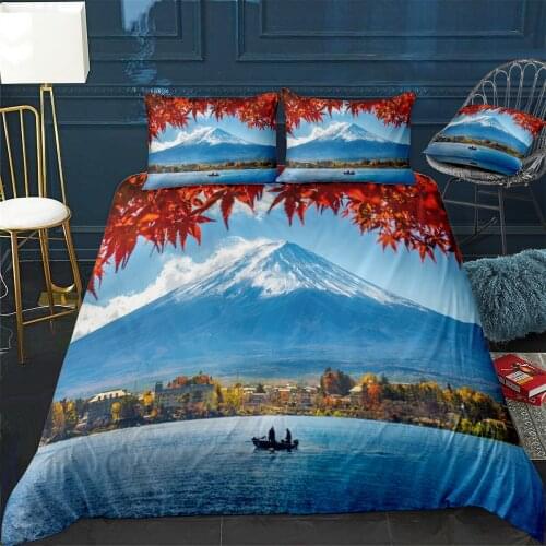 3 Quilt Cover Pillowcase 3Piece Comforter Bedding Set With Pillow Case Single Double Duvet Cover Home Decora