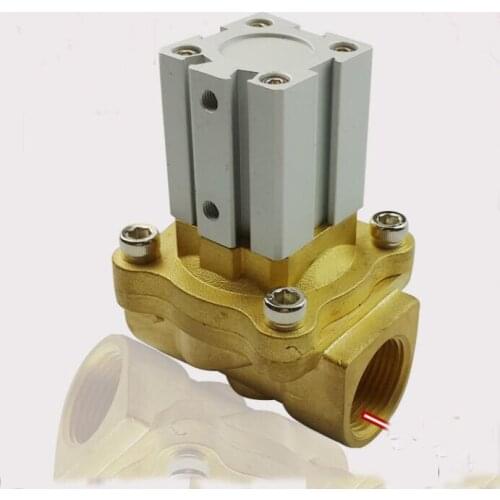 3/8" 1/2" 3/4" 1" 1 1/2" 2 inch 2Q series Direct Acting Brass Air Control Solenoid Valve