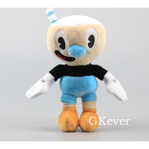 23 cm Hot Game Cuphead Plush Toys Cute Cartoon Mug Soft Stuffed Dolls Peluche Big Size Women Kids Birthday Gift