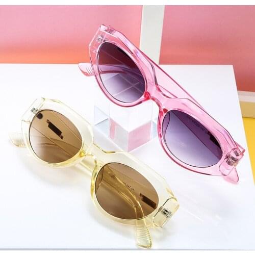 BEYONDSTAR New Fashion Small Sunglasses Vintage Retro Sun Glasses Men Women Colorful Cateye Glasses Shades UV High Quality G2231