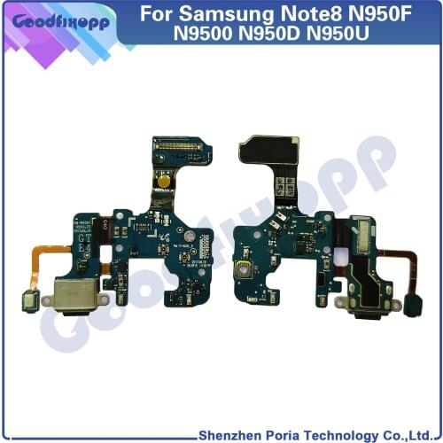 Original For Samsung Note8 N950F N9500 N950D N950U 100%Test OK USB Charging Port Charger Dock Connector Flex Cable