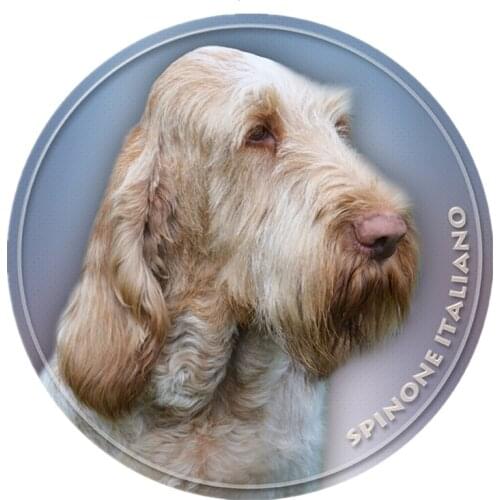 S40435# Various Sizes PVC Decal Spinone Italiano Dog V2 Car Sticker For Bumper Rear Window Laptop Refrigerator Toilet