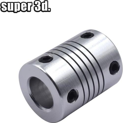10pcs 3D printer Stepper Motor 5x8mm Flexible Coupling Coupler / Shaft Couplings 5mm*8mm*25 mm