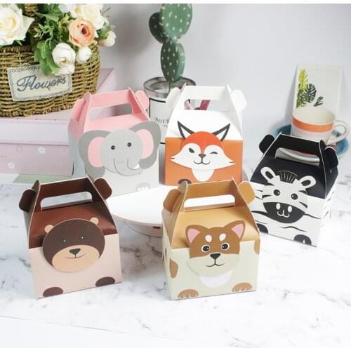 Wedding gift box for guests mystery box Dragees for packaging packaging box mail order baptism candy container cardboard Lot