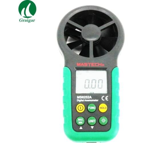 0.4-30m/s, 0-99990CFM, Resolution-0.01m/s,Digital Anemometer MS6252A