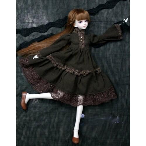 1/6 1/4 1/3 scale BJD clothes accessories Lolita Nightdress vintage dress for BJD/SD YOSD MSD SD13 doll accessories C0418