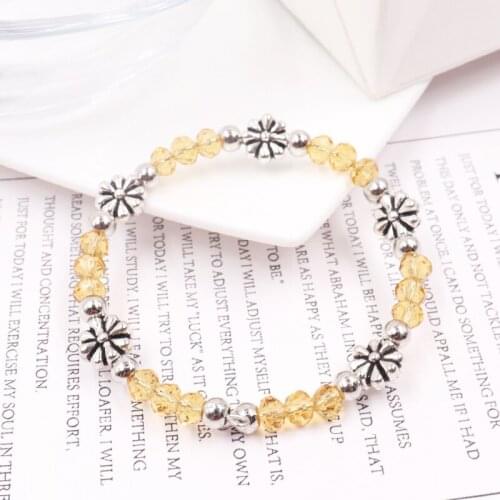 1PCS/LOT New Women Shell Moon Bracelet Set For Ladies Map Heart Charm Amber Crystal Bead Rope Chains Bangle Boho Jewelry Gift