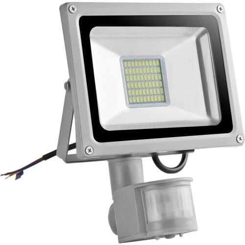 1PCS 30W Motion Sensor LED Flood Light Outdoor Lighting 2100LM 220V Waterproof LED Floodlight Reflector LED Spotlight Lamp ip65