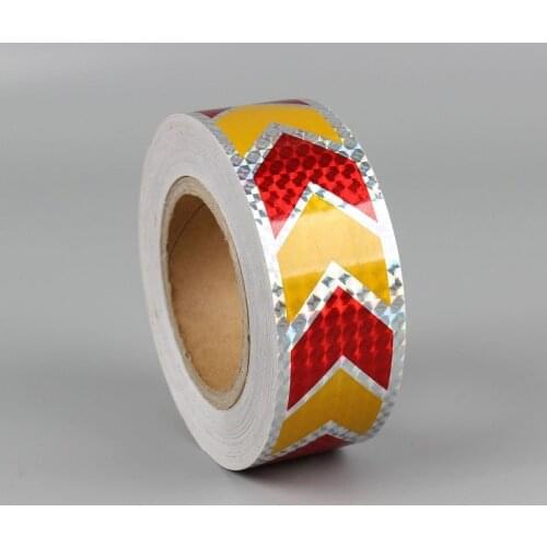 New Arrival 1 PC 3M Laser Reflective Sticker Reflective Strip Truck Bicycle Auto Exterior Decoration Safety Mark Accessories