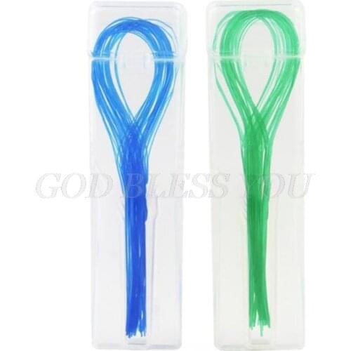 35Pcs/Set Dental Floss Threaders Needle Tooth Brackets Wire Holders Between Orthodontic Bridges Traction Braces Random Color