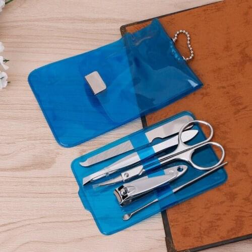 5 pcs Nail Care Clipper Cutter Manicure Kit Pedicure Nails Art Travel Gift Set