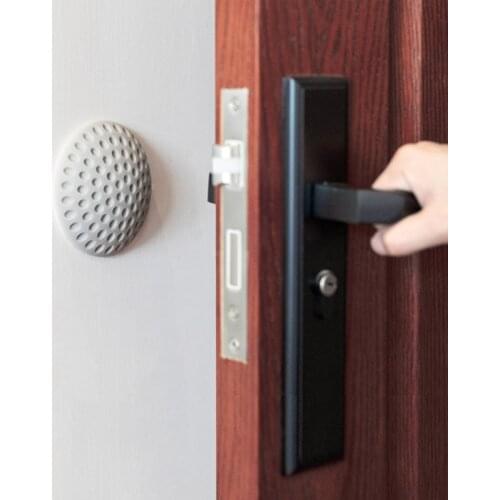 Door Handle Crash Cushion Suction pad Door Hanging Silicone Protective Case Wall Suction Thick Cushion 5 pcs