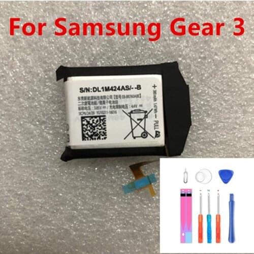 R760 Battery EB-BR760ABE For Samsung Gear S3 Frontier Classic EB-BR760A SM-R760 SM-R770 SM-R765 380mAh Batteria + Tools