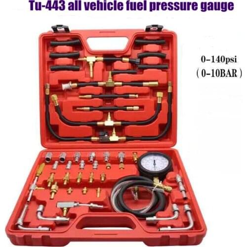 Auto Fuel Injection Pump Tester Injector Pressure Gauge Diagnostic Tool Kits for Audi BMW Fiat Ford Mercedes Benz