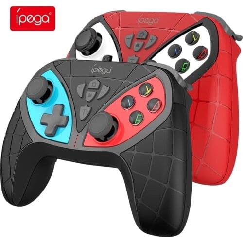 Ipega New Switch Game Controller Wireless Bluetooth Gamepad Nintendo Console Control LED Joystick for NS Switch Spiderman