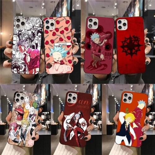 Seven Deadly Sin Ban Anime Phone Case For iphone 12 11 Pro Max Mini XS Max 8 7 6 6S Plus X 5S SE 2020 XR cover